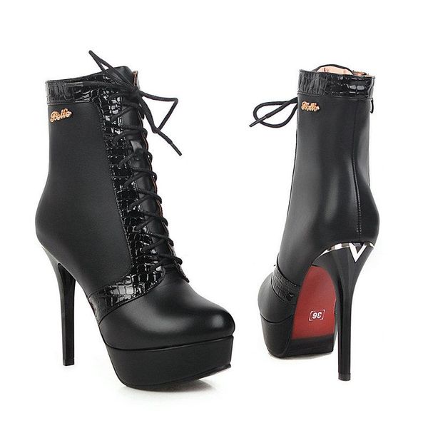boots women high heel fashion platform super heels ankle autumn winter zipper woman shoes 2021, Black
boots women high heel fashion platform super heels ankle autumn winter zipper woman shoes 2021, Black