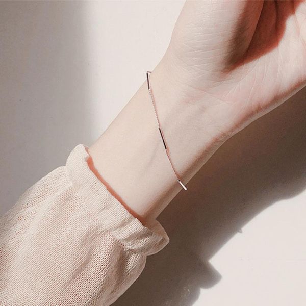 link, chain creative personality of minimalist style bracelet fashion female jewelry party, Black
link, chain creative personality of minimalist style bracelet fashion female jewelry party, Black