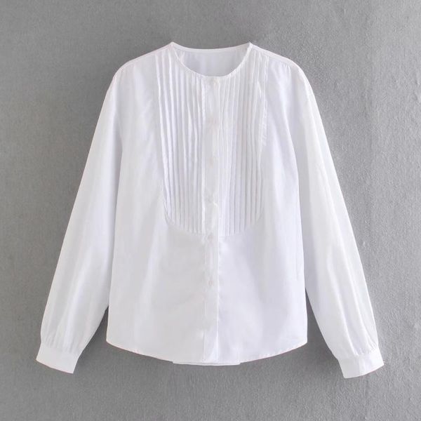 women's blouses & shirts summer women pleating splicing white blouse female long sleeve shirt office lady loose blusas s8827
women's blouses & shirts summer women pleating splicing white blouse female long sleeve shirt office lady loose blusas s8827