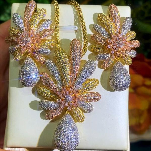 earrings & necklace godki luxury 2pcs flower leaf earring set dubai wedding jewelry sets engagement brincos para as mulheres 2021, Silver
earrings & necklace godki luxury 2pcs flower leaf earring set dubai wedding jewelry sets engagement brincos para as mulheres 2021, Silver