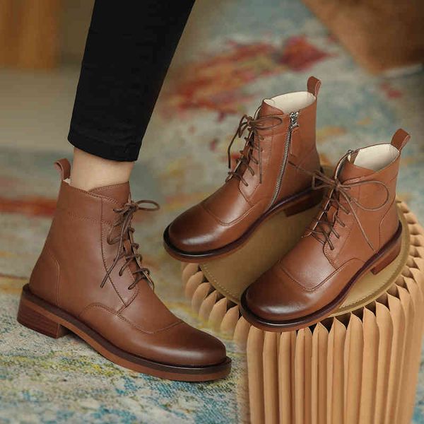 sandals genuine leather artisanal women's boots lace shoes spring/fall side zipper retro heel thick ankle size 34-39 5eqv, Black
sandals genuine leather artisanal women's boots lace shoes spring/fall side zipper retro heel thick ankle size 34-39 5eqv, Black