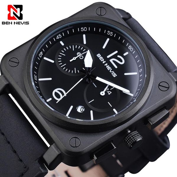 wristwatches ben nevis black men's wrist watch casual sqaure male for business waterproof quartz clock movement, Slivery;brown
wristwatches ben nevis black men's wrist watch casual sqaure male for business waterproof quartz clock movement, Slivery;brown