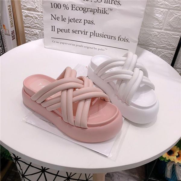 slippers bread shoes drag women ins summer cross with open-toed flip flops platform sandals leisure beach support tide, Black
slippers bread shoes drag women ins summer cross with open-toed flip flops platform sandals leisure beach support tide, Black
