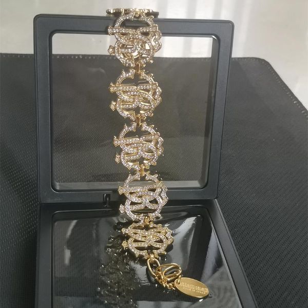 link, chain 2021 european and american retro brass fashion personality bracelet for women, Black
link, chain 2021 european and american retro brass fashion personality bracelet for women, Black