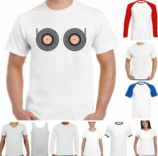 DJ T-SHIRT Mens Boob Decks Funny Vinyl Record Technics Player DJing Festival Top, White;black
DJ T-SHIRT Mens Boob Decks Funny Vinyl Record Technics Player DJing Festival Top, White;black