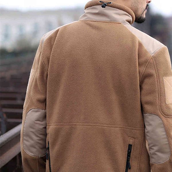 men's jackets military tactical winter men's jacket soft thick shield multi-pocket polar fleece army outdoors walks coat hunting, Black;brown
men's jackets military tactical winter men's jacket soft thick shield multi-pocket polar fleece army outdoors walks coat hunting, Black;brown