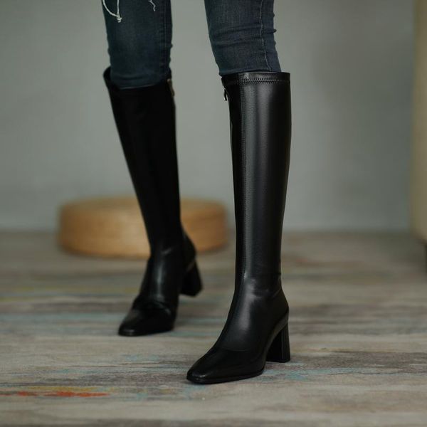 boots 2021 winter first layer cowhide handmade custom casual style european and american fashion, Black
boots 2021 winter first layer cowhide handmade custom casual style european and american fashion, Black