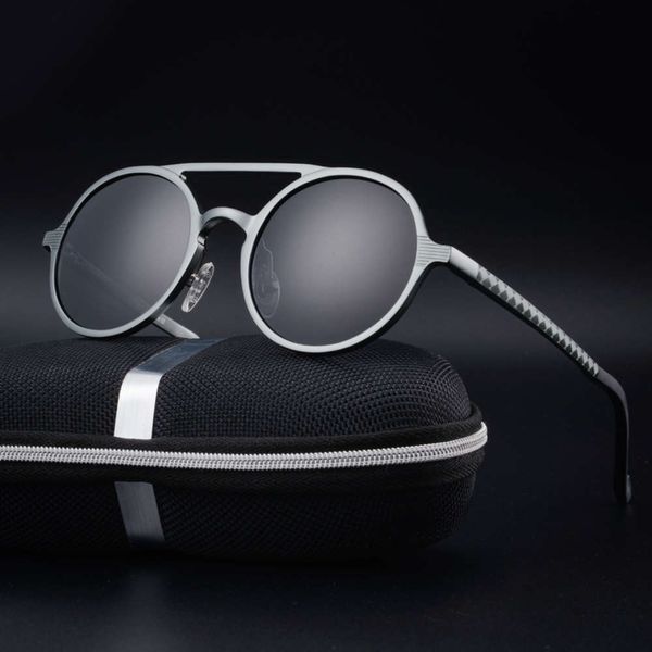 aluminium vintage magnaseum hd polarized for men punk around fire design sunglasses driving eyewear uv400 lenses sol, Black
aluminium vintage magnaseum hd polarized for men punk around fire design sunglasses driving eyewear uv400 lenses sol, Black