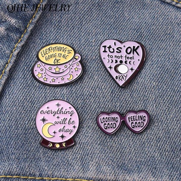 pins, brooches inspirational quotes enamel pin purple witch crystal moon phase coffee cup heart glasses chin up badges for friends, Gray
pins, brooches inspirational quotes enamel pin purple witch crystal moon phase coffee cup heart glasses chin up badges for friends, Gray