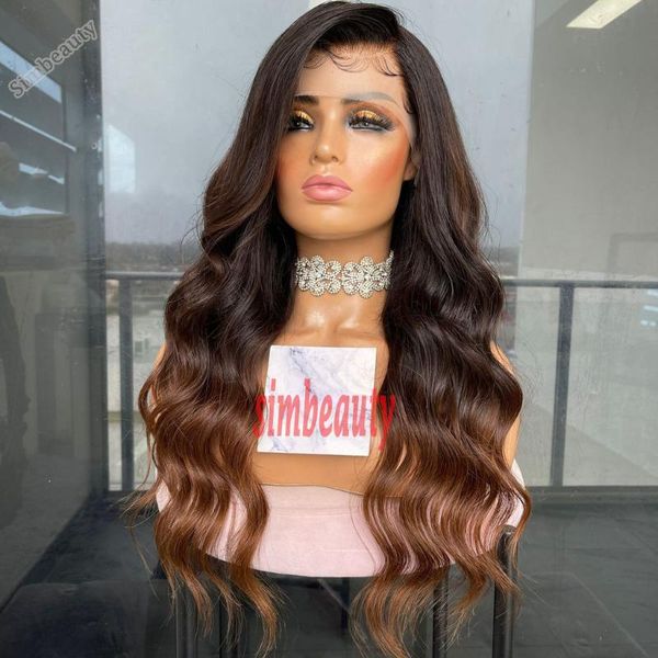 lace wigs 200% density brown ombre wavy 360 front wig for women brazilian remy human hair preplucked glueless babyhair hairline, Black;brown
lace wigs 200% density brown ombre wavy 360 front wig for women brazilian remy human hair preplucked glueless babyhair hairline, Black;brown