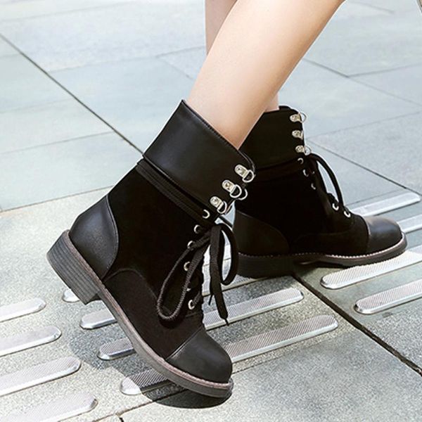 boots low heel women retro sneakers suede square with straps flat bottom winter shoes woman botas mujer, Black
boots low heel women retro sneakers suede square with straps flat bottom winter shoes woman botas mujer, Black