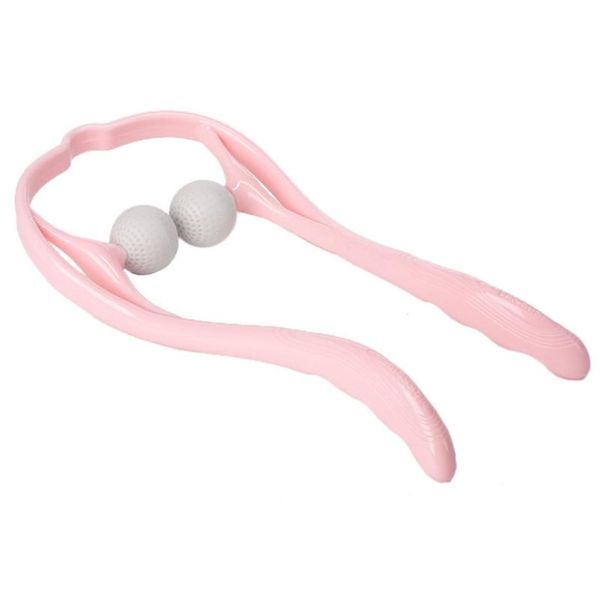 pink- manual cervical vertebra massager fatigue pain relief ball rolling neck accessories
pink- manual cervical vertebra massager fatigue pain relief ball rolling neck accessories