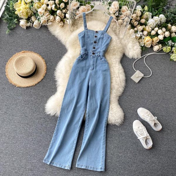 women's jumpsuits & rompers singrain women denim long pants jumpuits summer jeans overalls office vintage pockets streetwear wide leg, Black;white
women's jumpsuits & rompers singrain women denim long pants jumpuits summer jeans overalls office vintage pockets streetwear wide leg, Black;white