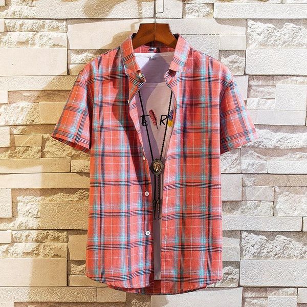 summer plaid shirt for men korean edition handsome all-match male teenagers high school and junior men's casual shirts, White;black
summer plaid shirt for men korean edition handsome all-match male teenagers high school and junior men's casual shirts, White;black