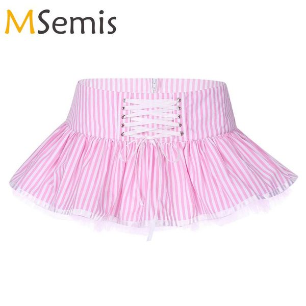 skirts womens female low waist mini schoolgirls cute baby layers striped skirt zipper closure adjustable lace-up front miniskirt, Black
skirts womens female low waist mini schoolgirls cute baby layers striped skirt zipper closure adjustable lace-up front miniskirt, Black