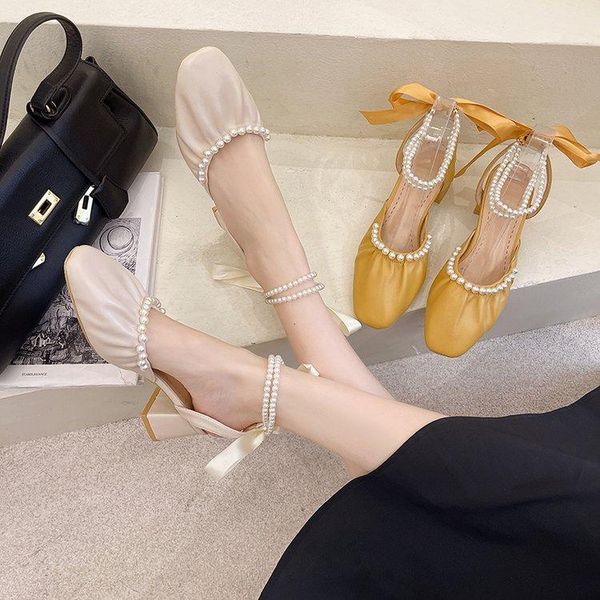 dress shoes fashion womens 2021 clear heels female sandal all-match luxury girls comfort summer high beige pearl block closed back, Black
dress shoes fashion womens 2021 clear heels female sandal all-match luxury girls comfort summer high beige pearl block closed back, Black