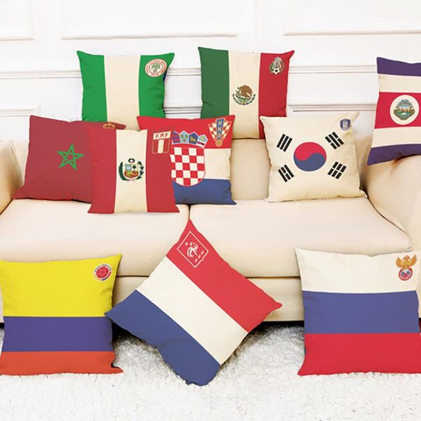 1pcs 45*45cm national flag geometric cotton linen throw pillow cushion cover car home sofa decorative pillowcase cushion/decorative
1pcs 45*45cm national flag geometric cotton linen throw pillow cushion cover car home sofa decorative pillowcase cushion/decorative