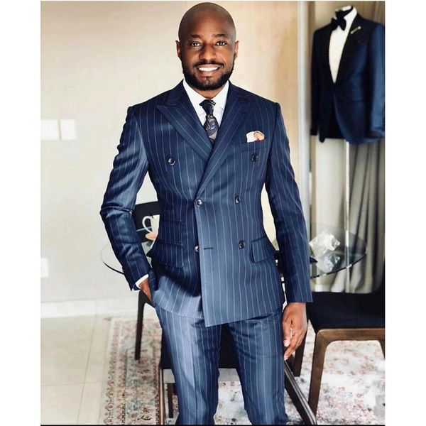men's suits & blazers spring/autumn pinstripe wedding tuxedos double breasted jacket with pants set men peaked lapel slim fit prom dres, White;black
men's suits & blazers spring/autumn pinstripe wedding tuxedos double breasted jacket with pants set men peaked lapel slim fit prom dres, White;black