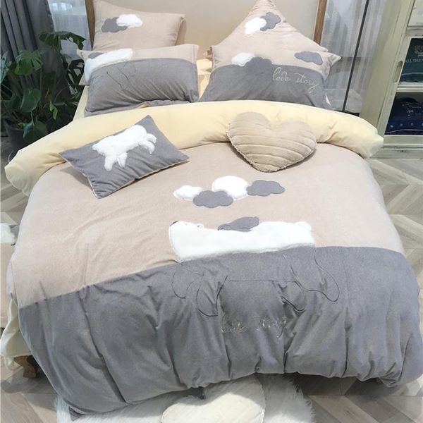 bedding sets luxury flannel cartoon swimming bear set fleece winter warm duvet cover bed sheet pillowcases king size 4/5pc
bedding sets luxury flannel cartoon swimming bear set fleece winter warm duvet cover bed sheet pillowcases king size 4/5pc