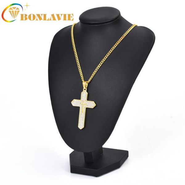 pendant necklaces men necklace gold fashion cuban link chain cross cubic zirconia hip hop zircona party jewelry, Silver
pendant necklaces men necklace gold fashion cuban link chain cross cubic zirconia hip hop zircona party jewelry, Silver