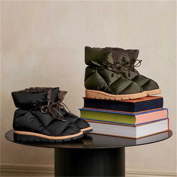 2021 women designer pillow comfort ankle boots lady fashion soft down flat shoes waterproof nylon upper winter snowfield boot size eur 35-42, Black
2021 women designer pillow comfort ankle boots lady fashion soft down flat shoes waterproof nylon upper winter snowfield boot size eur 35-42, Black