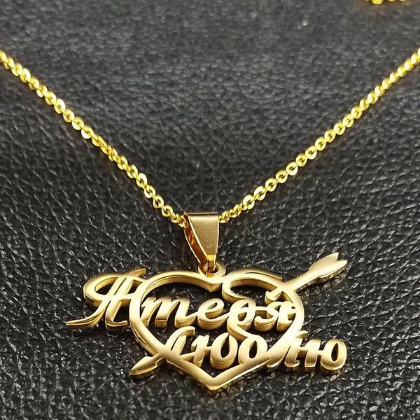 russian i love you stainless steel necklace for women gold color chain necklaces jewelry acero inoxidable joyeria n18578s05 pendant, Silver
russian i love you stainless steel necklace for women gold color chain necklaces jewelry acero inoxidable joyeria n18578s05 pendant, Silver