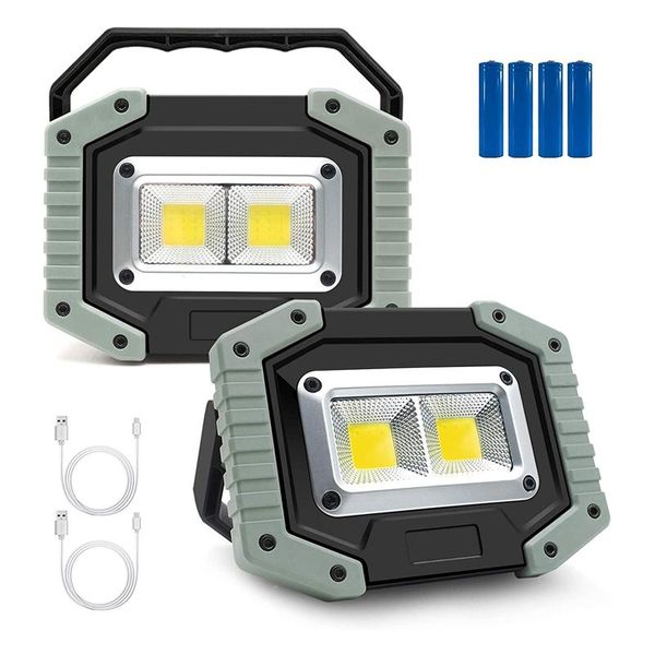 emergency lights portable led work light, 30w rechargeable waterproof cob floodlight, super bright camping built-in power bank
emergency lights portable led work light, 30w rechargeable waterproof cob floodlight, super bright camping built-in power bank
