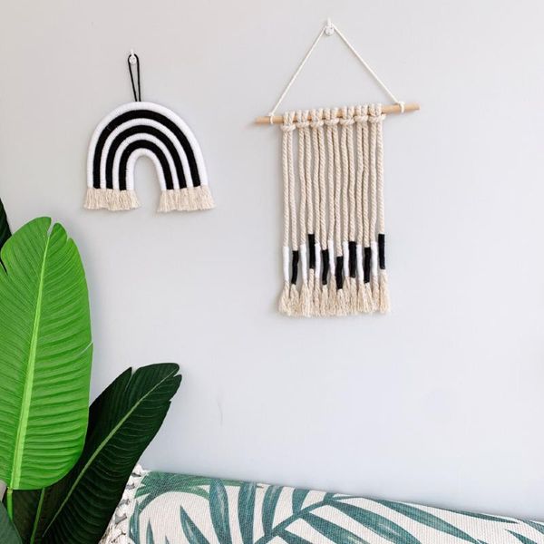 tapestries handmade nordic woven macrame rainbow tapestry wall hanging pendant toys home living room bedroom decoration
tapestries handmade nordic woven macrame rainbow tapestry wall hanging pendant toys home living room bedroom decoration
