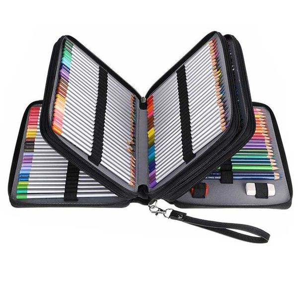 storage bags 200 slots portable colored pencil case holder waterproof large capacity pu leather bag box for student gifts art supplies
storage bags 200 slots portable colored pencil case holder waterproof large capacity pu leather bag box for student gifts art supplies