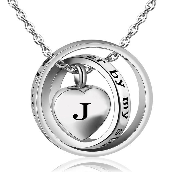 chains drop personalized a-z ring urn necklace stainless steel initial memorial pendant waterproof cremation jewelry for ashes, Silver
chains drop personalized a-z ring urn necklace stainless steel initial memorial pendant waterproof cremation jewelry for ashes, Silver