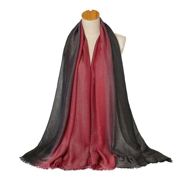 scarves 10pcs/lot ombre print shimmer foulard winter female scarf shiny women wholesale muslim oversize hijab shawl, Blue;gray
scarves 10pcs/lot ombre print shimmer foulard winter female scarf shiny women wholesale muslim oversize hijab shawl, Blue;gray