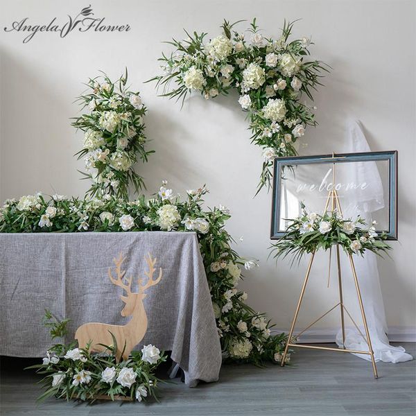 decorative flowers & wreaths custom white flower row runner wedding arch background wall decor artificial arrangement party stage scene layo
decorative flowers & wreaths custom white flower row runner wedding arch background wall decor artificial arrangement party stage scene layo