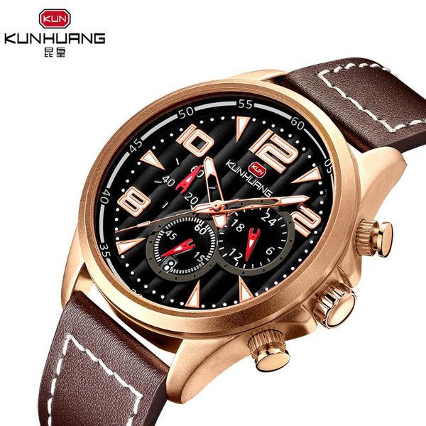 wristwatches sport watch men's multifunctional waterproof luminous quartz large dial watches military for men gifts, Slivery;brown
wristwatches sport watch men's multifunctional waterproof luminous quartz large dial watches military for men gifts, Slivery;brown