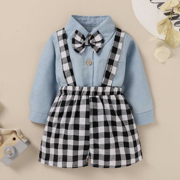 autumn baby outfits set infant baby boys gentleman bow tie shirt straps plaid shorts outfits set 2021 baby clothes fashion g1023, White
autumn baby outfits set infant baby boys gentleman bow tie shirt straps plaid shorts outfits set 2021 baby clothes fashion g1023, White