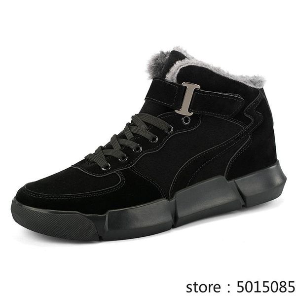 boots men winter warm thicken fur men's ankle fashion male business office formal leather shoes 536, Black
boots men winter warm thicken fur men's ankle fashion male business office formal leather shoes 536, Black