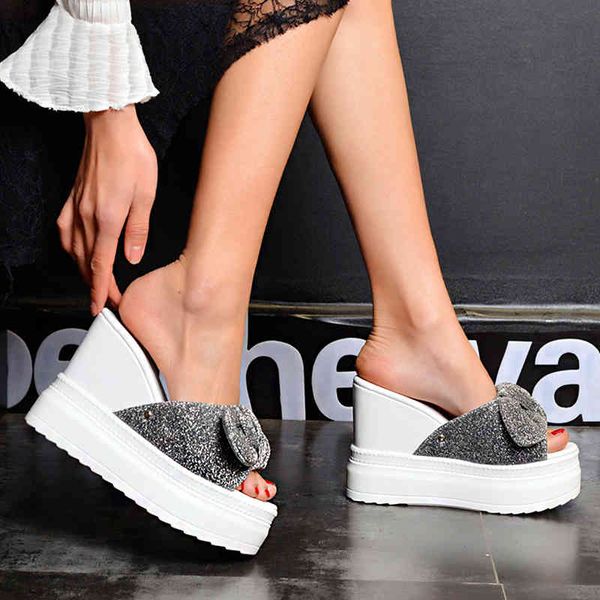 sandals summer new products women's bowknot design open-toed platform wedge high heels shoes 43lj, Black
sandals summer new products women's bowknot design open-toed platform wedge high heels shoes 43lj, Black