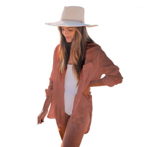 cotton mid-length shirt seaside vacation beach bikini cover up summer sun protection jacket swimsuit cardigan women's swimwear, White;black
cotton mid-length shirt seaside vacation beach bikini cover up summer sun protection jacket swimsuit cardigan women's swimwear, White;black