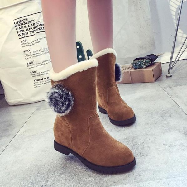 boots nice autumn and winter half-boots inside the high-heeled ankle, Black
boots nice autumn and winter half-boots inside the high-heeled ankle, Black