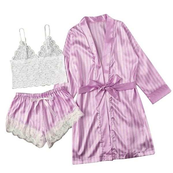 women's sleepwear 3pcs pajama set satin bathrobe + shorts and crop-with straps lace babydoll nightwear /by1 hd2h, Black;red
women's sleepwear 3pcs pajama set satin bathrobe + shorts and crop-with straps lace babydoll nightwear /by1 hd2h, Black;red