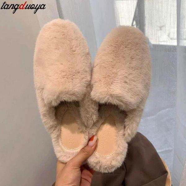 women slippers furry fluffy flat shoes winter home fashion comfortable slip on lazy thick fur slides, Black
women slippers furry fluffy flat shoes winter home fashion comfortable slip on lazy thick fur slides, Black
