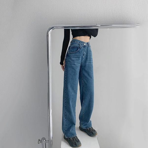 women's jeans pants straight leg women high waist slim loose autumn winter casual split washed mom fashion trousers, Blue
women's jeans pants straight leg women high waist slim loose autumn winter casual split washed mom fashion trousers, Blue