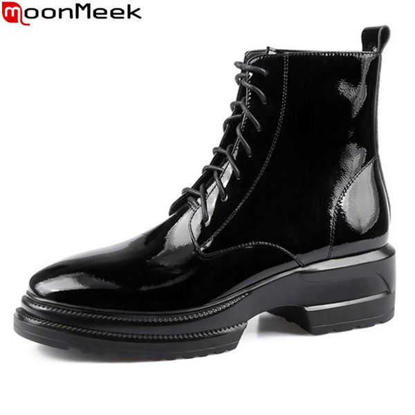 boots moonmeek 2021 arrival women brand genuine leather thick heels square toe autumn winter ankle black
boots moonmeek 2021 arrival women brand genuine leather thick heels square toe autumn winter ankle black
