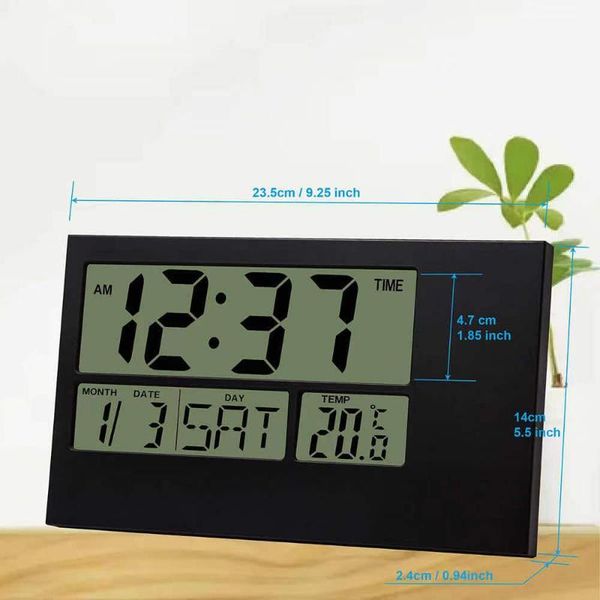 other clocks & accessories wall clock digital home deco with temperature calendar date day countdwn timer large lcd display desk alarm batte
other clocks & accessories wall clock digital home deco with temperature calendar date day countdwn timer large lcd display desk alarm batte