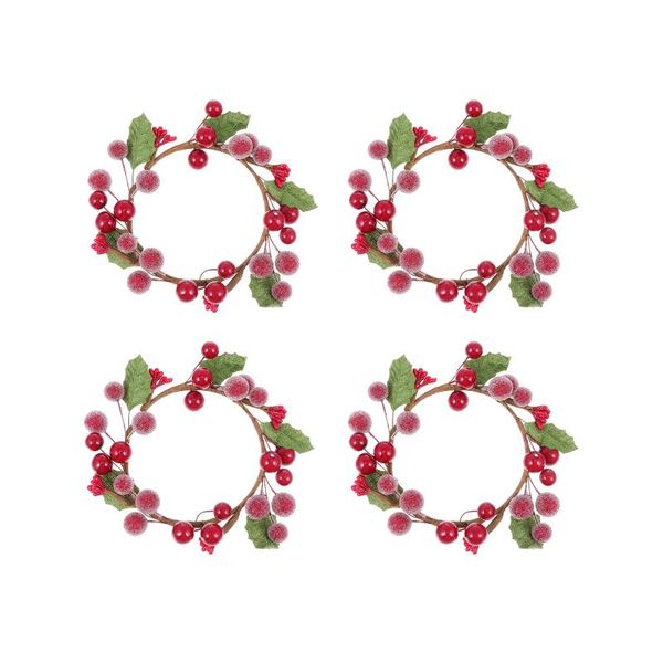 decorative flowers & wreaths 4pcs simulated berry garland decors candlestick cup mini wreath adorns
decorative flowers & wreaths 4pcs simulated berry garland decors candlestick cup mini wreath adorns