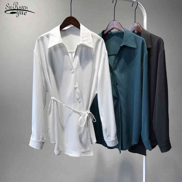 autumn plus size loose women blouse single breasted solid chiffon shirts long sleeve cardigan lace ladies 11959 210508, White
autumn plus size loose women blouse single breasted solid chiffon shirts long sleeve cardigan lace ladies 11959 210508, White