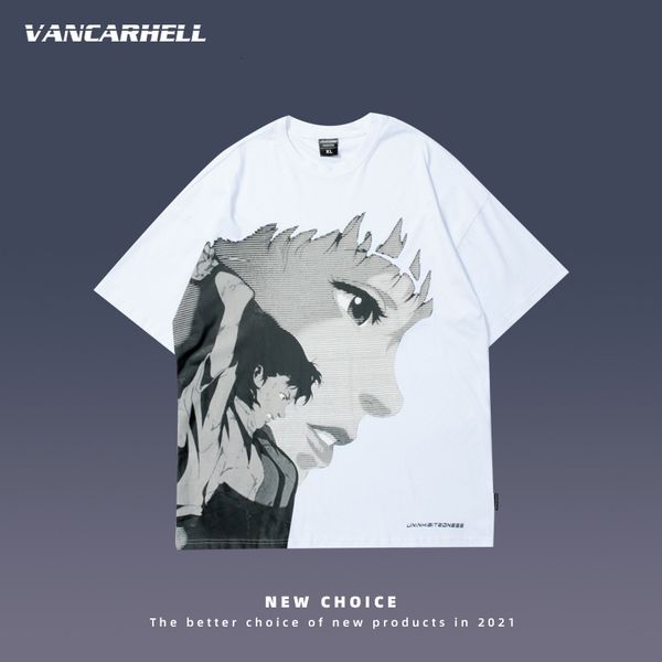 tee polo ins two dimensional cartoon printed short sleeve t-shirt men's fashion street lazy couple half sleeve tee, White;black
tee polo ins two dimensional cartoon printed short sleeve t-shirt men's fashion street lazy couple half sleeve tee, White;black