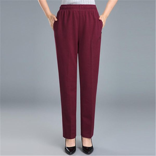 women's pants & capris autumn winter women trousers elastic high-waist straight plus size cotton casual middle-aged womens sports, Black;white
women's pants & capris autumn winter women trousers elastic high-waist straight plus size cotton casual middle-aged womens sports, Black;white