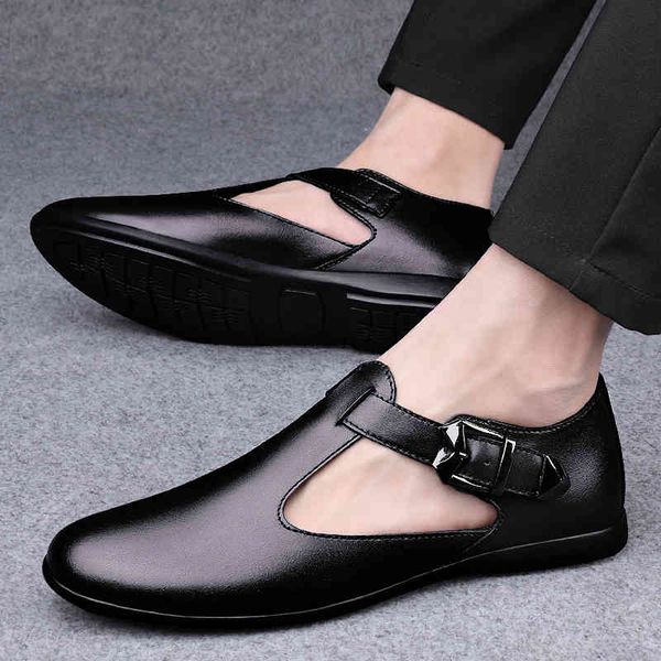 slippers men's sandals summer genuine leather luxury brand fashion classics rome retro style business flat casual beach shoes cc9z, Black
slippers men's sandals summer genuine leather luxury brand fashion classics rome retro style business flat casual beach shoes cc9z, Black