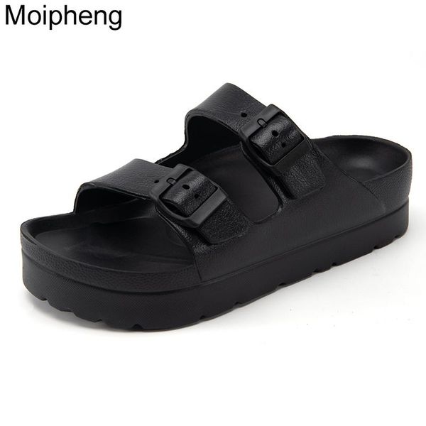 moipheng thick platform slippers women indoor bathroom slipper soft eva anti-slip lovers home floor slides ladies summer shoes, Black
moipheng thick platform slippers women indoor bathroom slipper soft eva anti-slip lovers home floor slides ladies summer shoes, Black