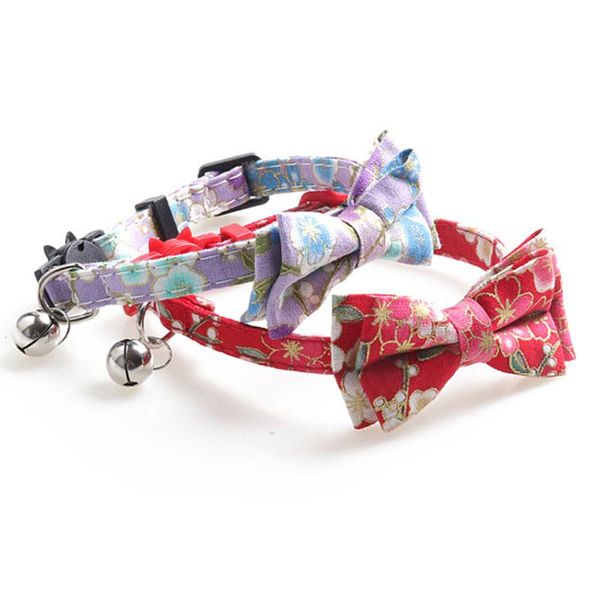dog collars & leashes pet bow-knot collar exquisite fashion printed cat detachable bell for cats dogs kittens
dog collars & leashes pet bow-knot collar exquisite fashion printed cat detachable bell for cats dogs kittens